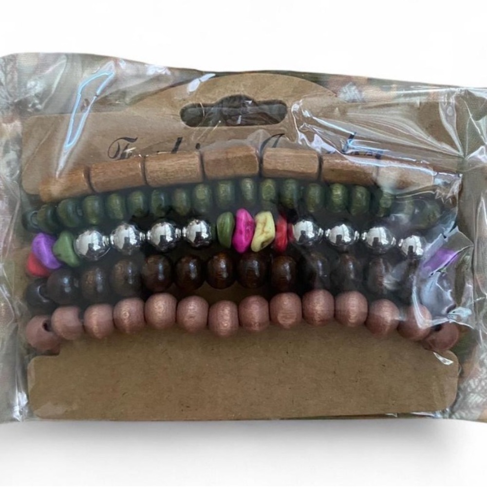 Multicolor Beaded Bracelet Set